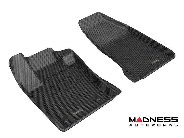 Dodge Hornet Floor Liners - Premium - Front - Black